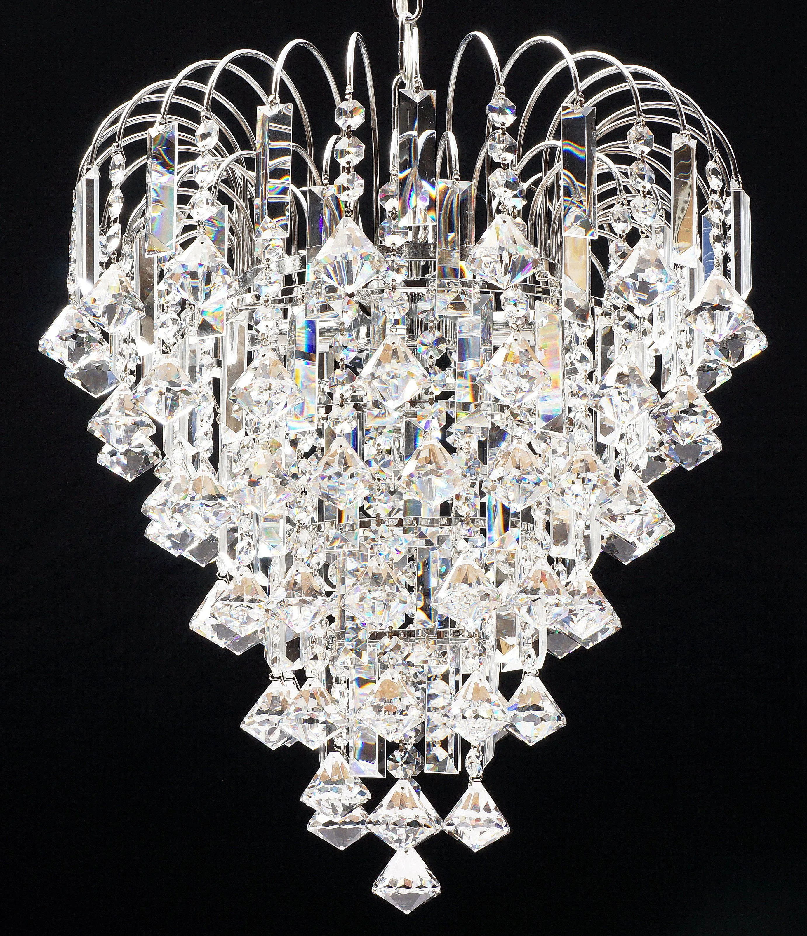 130/42/6 Bach 48cm Suspended Light Polished Chrome