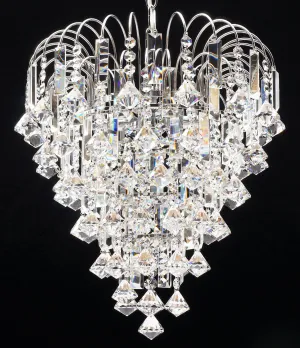 130/42/6 Bach 48cm Suspended Light Polished Chrome