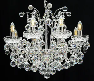 5005/8 B Callas 8 Light Multi Arm Light Polished Chrome