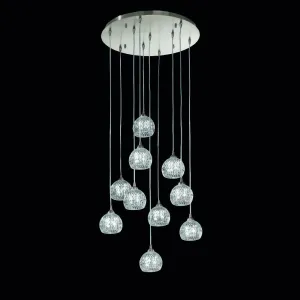 5/1032LF 5 Light Multi Light Pendant Satin Nickel