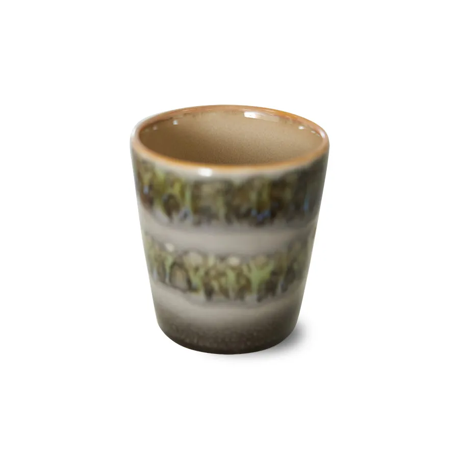 70s Ceramics: Coffee Mug Fern