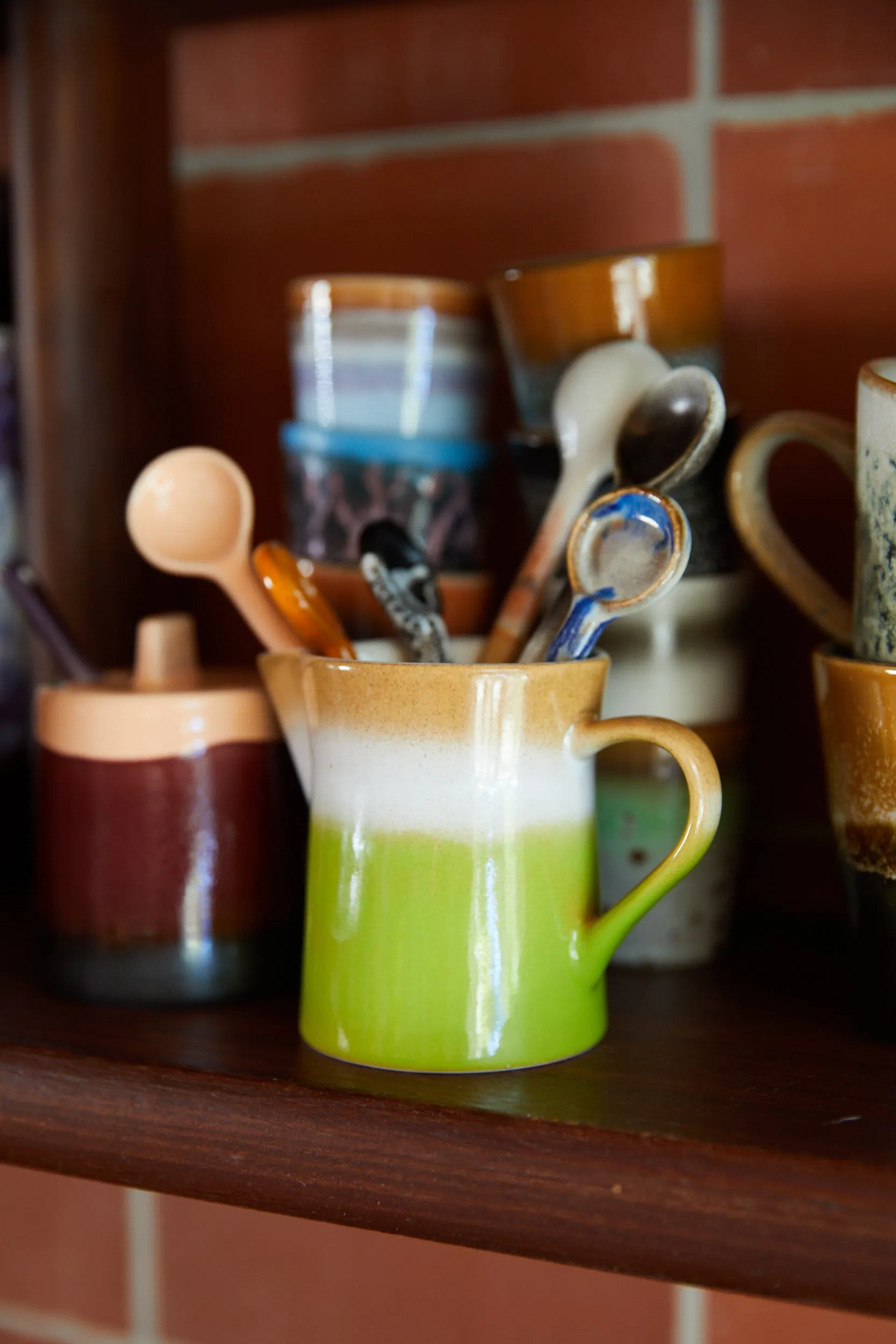 70s Ceramics: Milk Jug & Sugar Pot Foreland