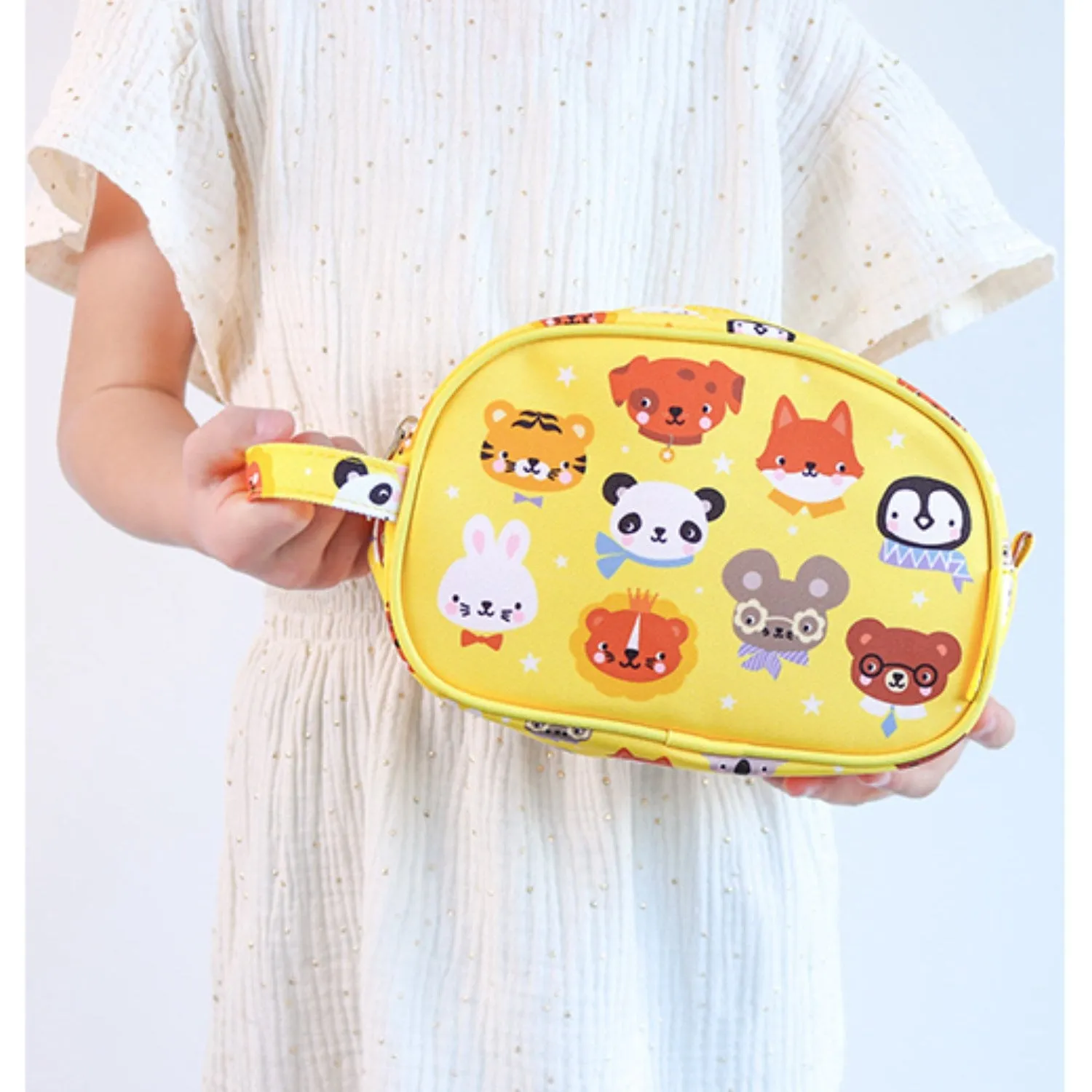 A Little Lovely Company Animal Friends Toiletry Bag