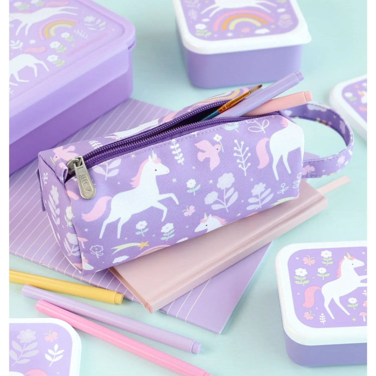 A Little Lovely Company Unicorn Dreams Pencil Case