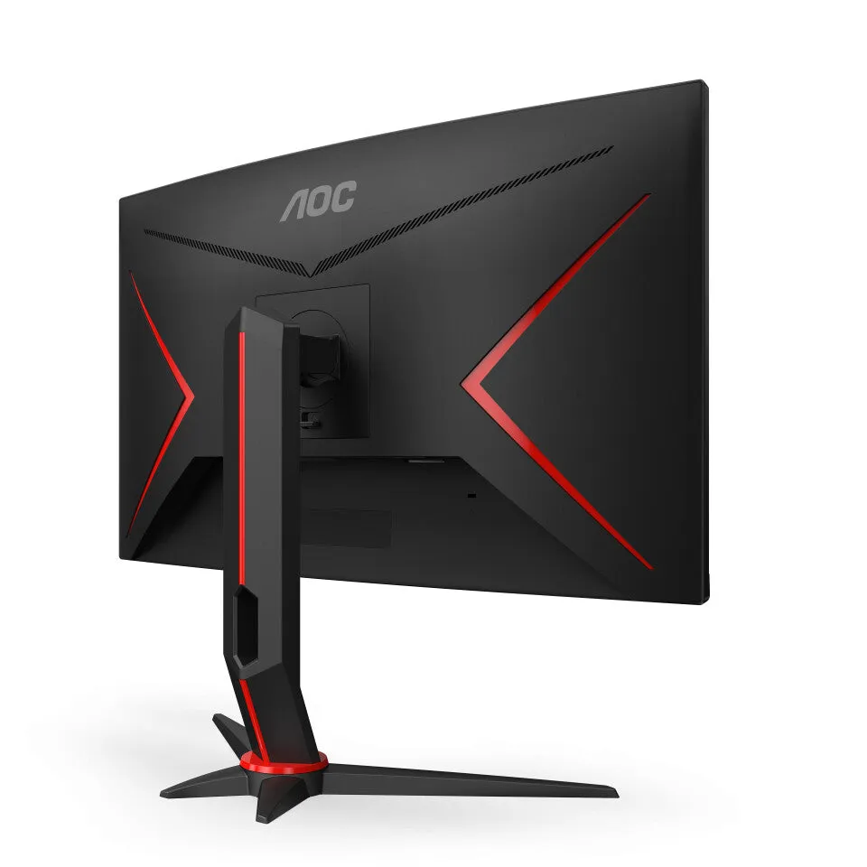 AOC CQ27G2S/BK 27" Curved Gaming Monitor - QHD, 1ms, Height Adjustable, HDR10
