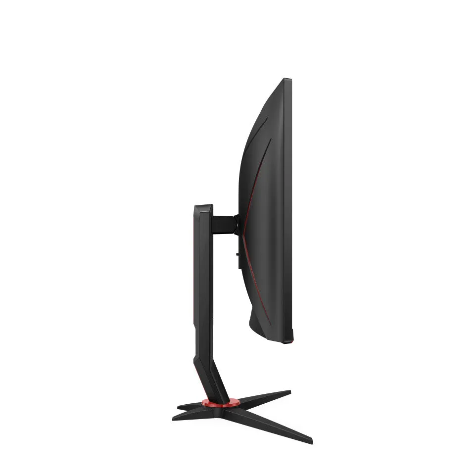 AOC CQ27G2S/BK 27" Curved Gaming Monitor - QHD, 1ms, Height Adjustable, HDR10