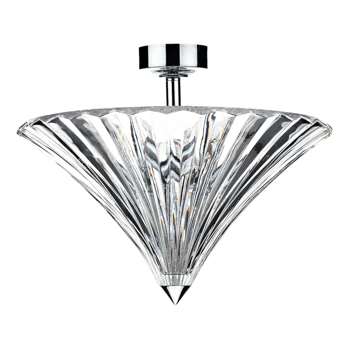 ARD5350 3 Light Semi Flush Light Polished Chrome