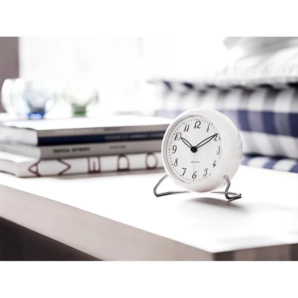 Arne Jacobsen Lk Table Clock With Alarm