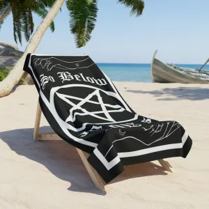 As Above So Below Beach Towel