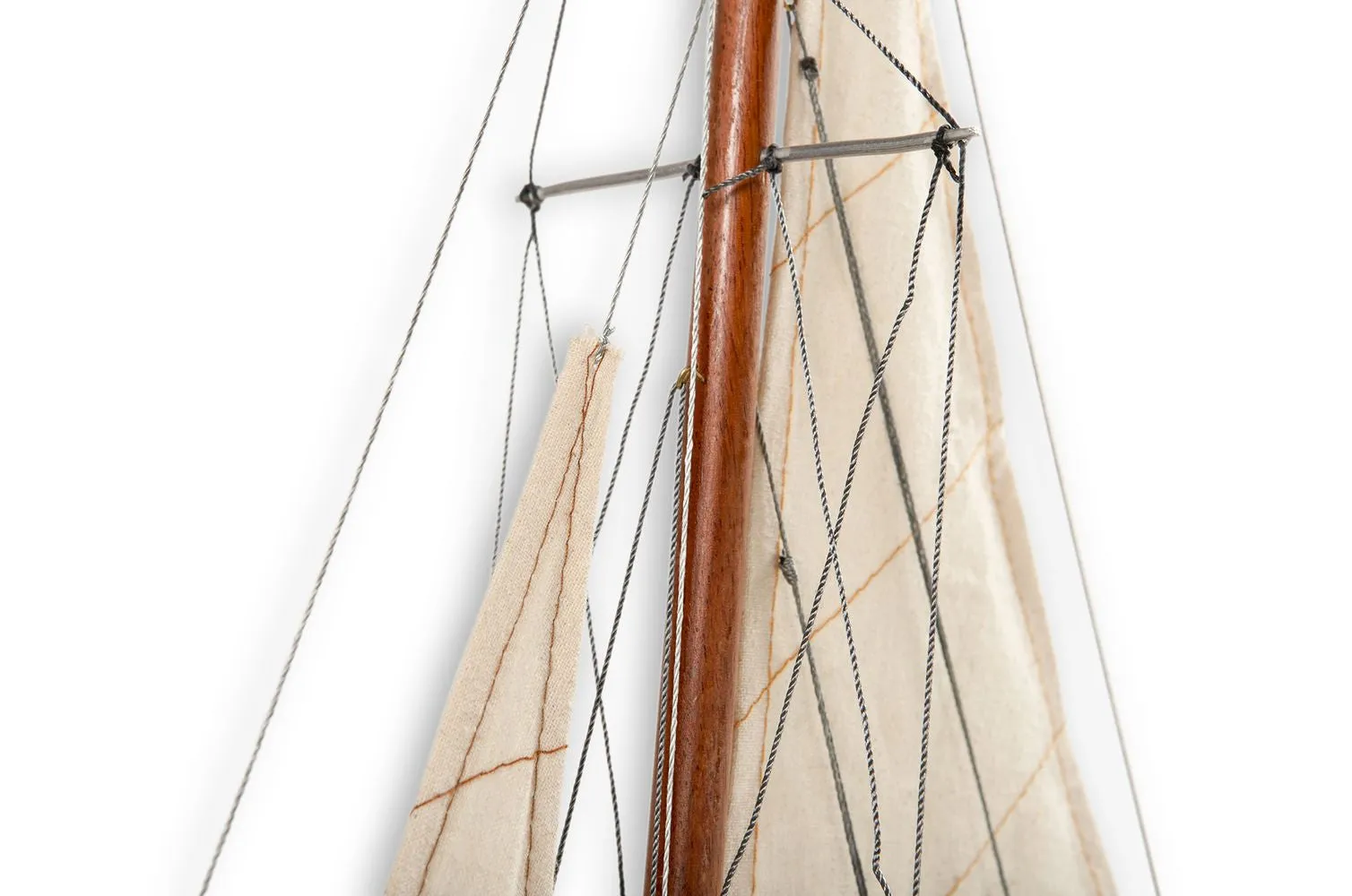 Authentic Models Endeavour L60 Sailing Ship Model, Black/White