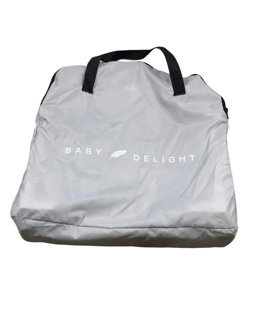 Baby Delight Snuggle Nest Portable Infant Bassinet, Driftwood Grey