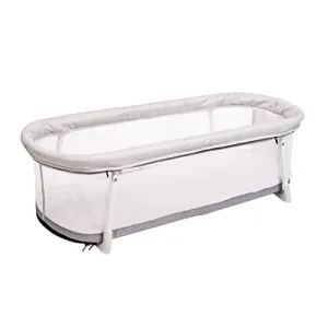 Baby Delight Snuggle Nest Portable Infant Bassinet, Driftwood Grey