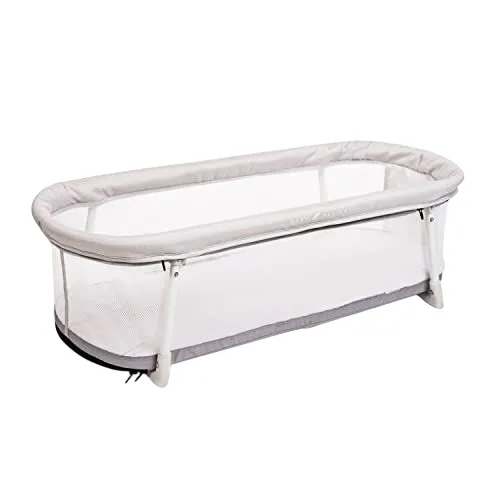 Baby Delight Snuggle Nest Portable Infant Bassinet, Driftwood Grey