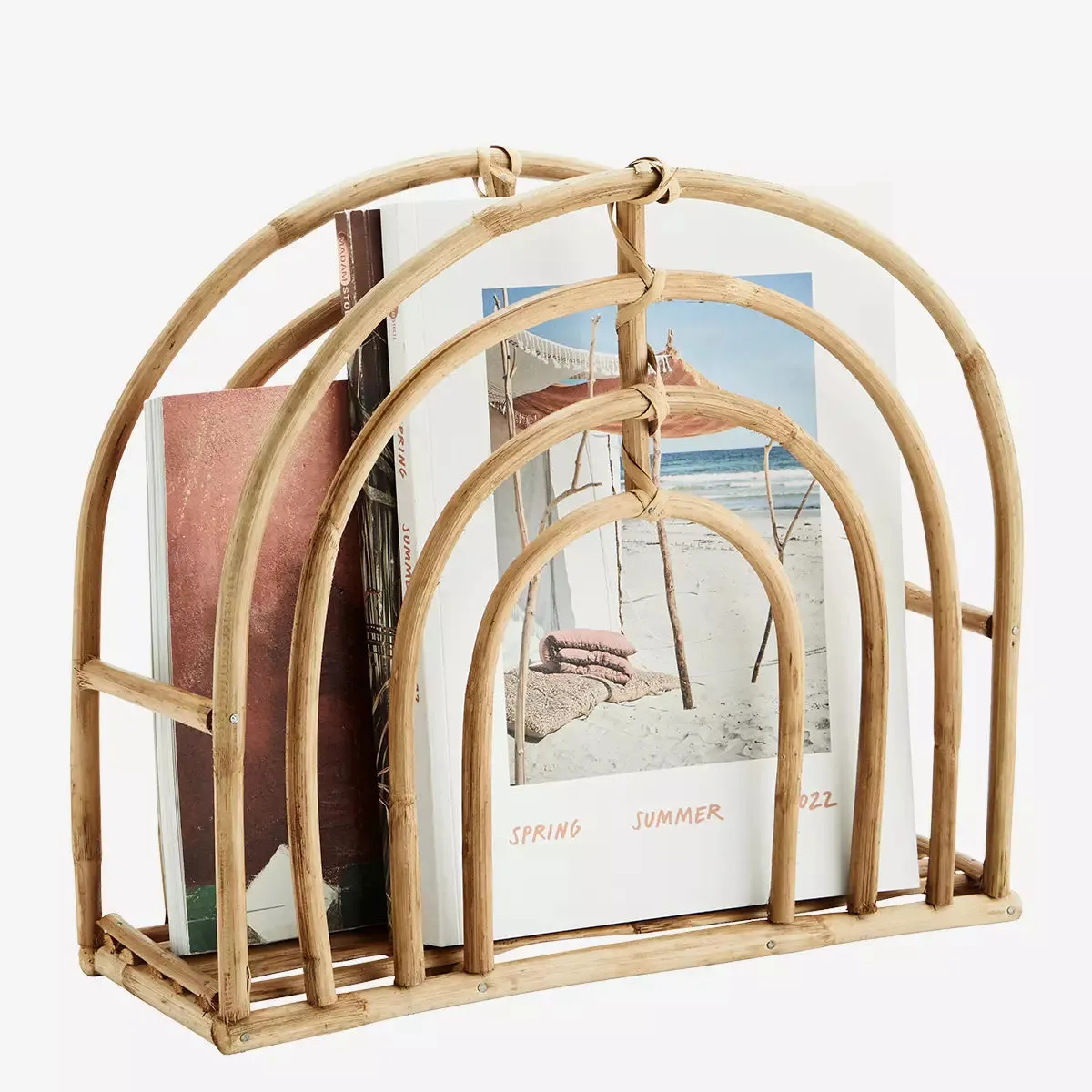 Bamboo Magazine Rack