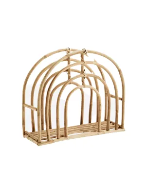 Bamboo Magazine Rack