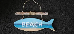 BEACH WOODEN WALL ART