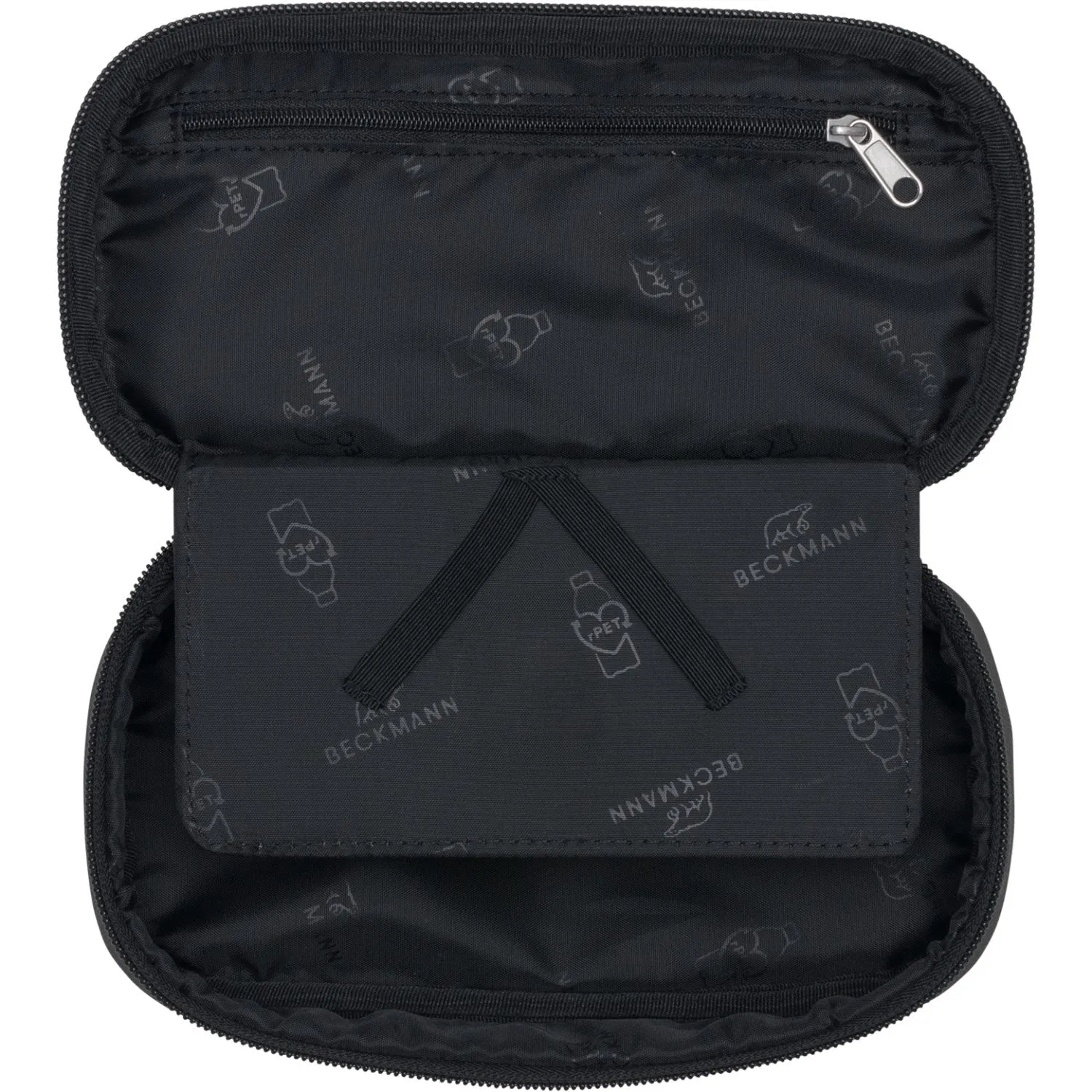 Beckmann Black Coated Ovalt Pencil Case Sport Junior