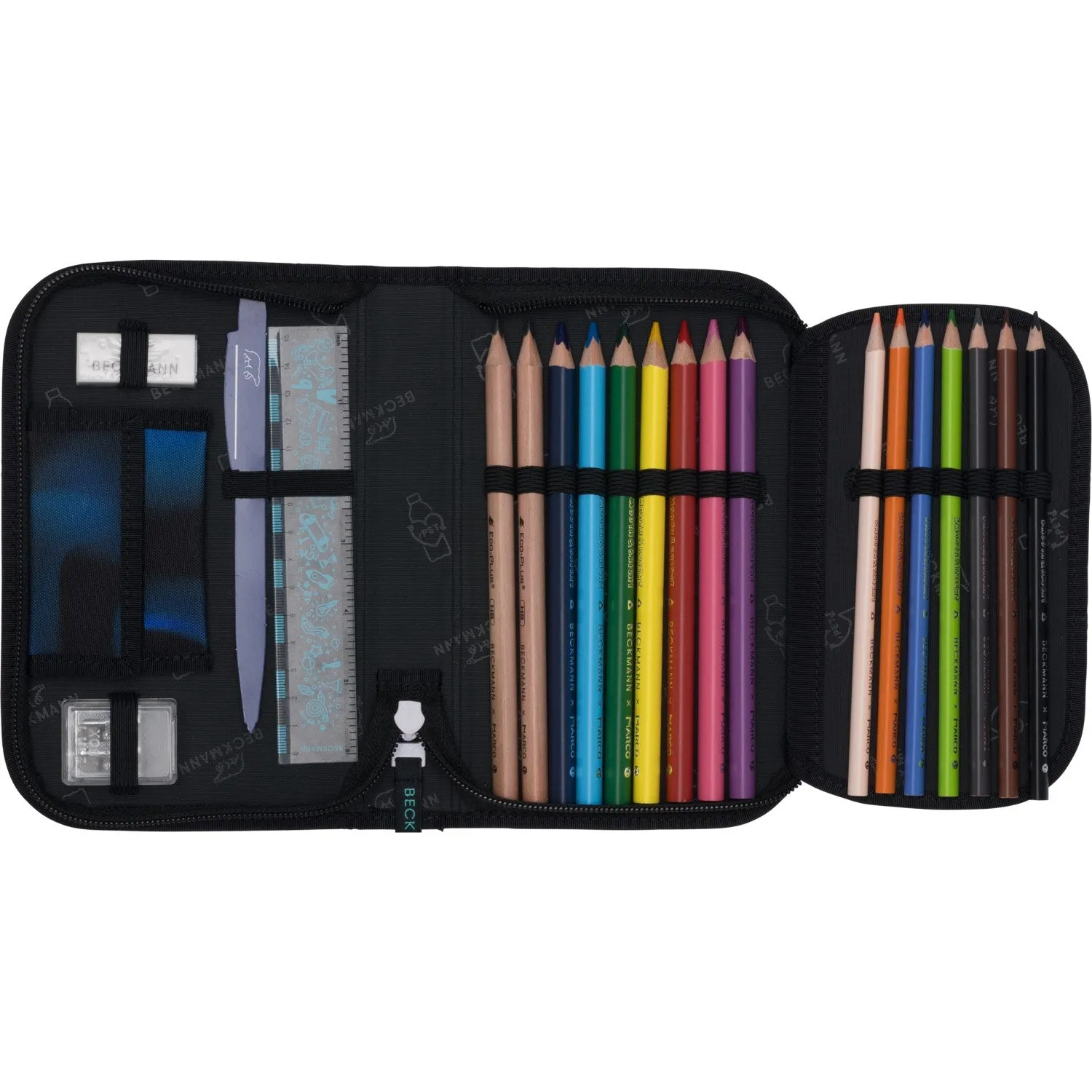 Beckmann Magic League Et-lags Pencil Case M/Indhold