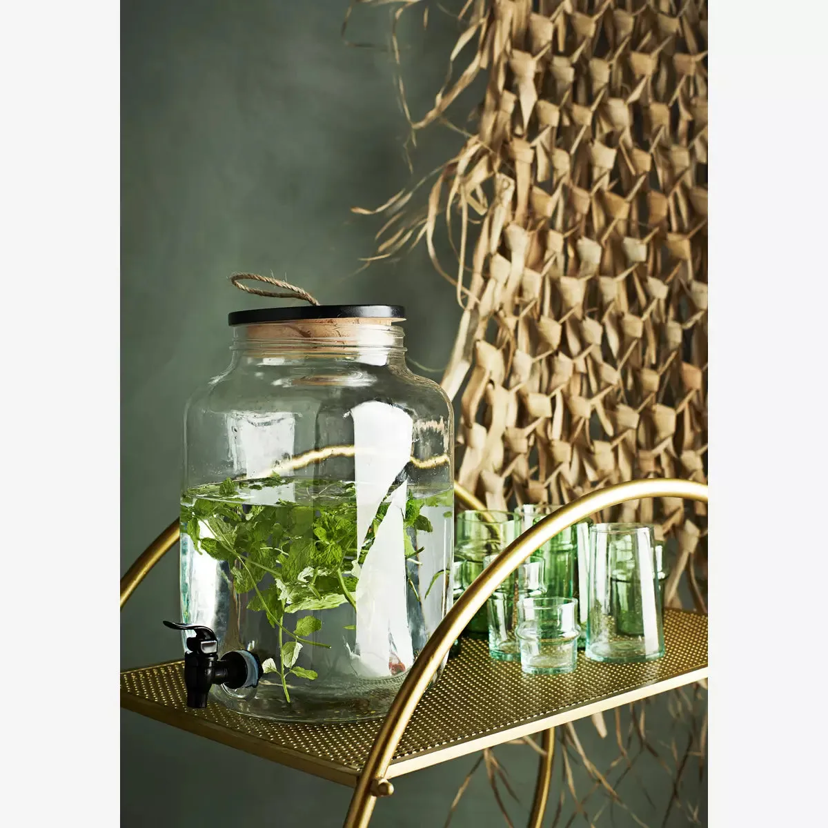 Beldi Drinking Glass - Green