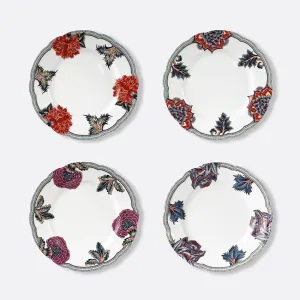 Bernardaud | Braquenie Assorted Dinner Plates - Set of 4