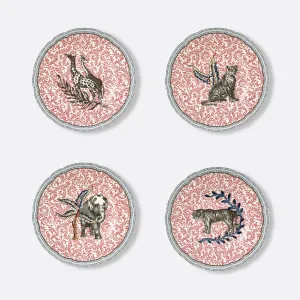 Bernardaud | Braquenie Assorted Salad/Dessert Plate - Set of 4