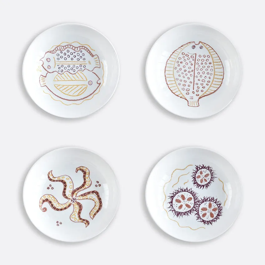 Bernardaud | Marinette Assorted Soup Bowl - Set of 4