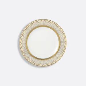 Bernardaud | Soleil Levant Bread & Butter Plate White&Gold D: 5.5 in