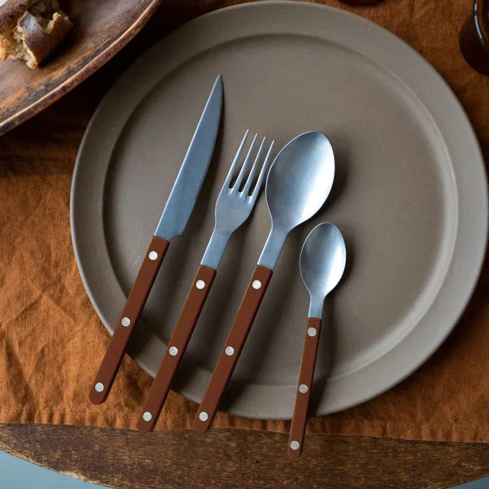 Bistrot Vintage Solid Dinner Fork - Chocolate