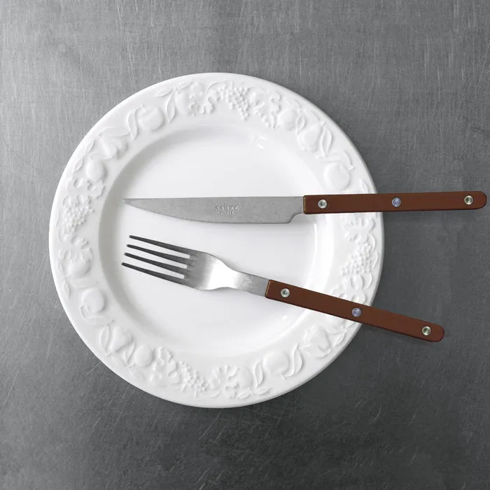 Bistrot Vintage Solid Dinner Fork - Chocolate