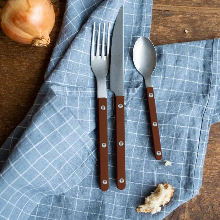 Bistrot Vintage Solid Dinner Fork - Chocolate
