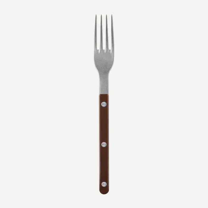 Bistrot Vintage Solid Dinner Fork - Chocolate