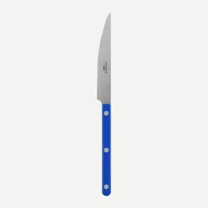Bistrot Vintage Solid Dinner Knife - Lapis Blue