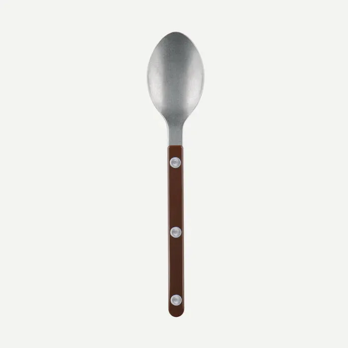 Bistrot Vintage Solid Teaspoon - Chocolate