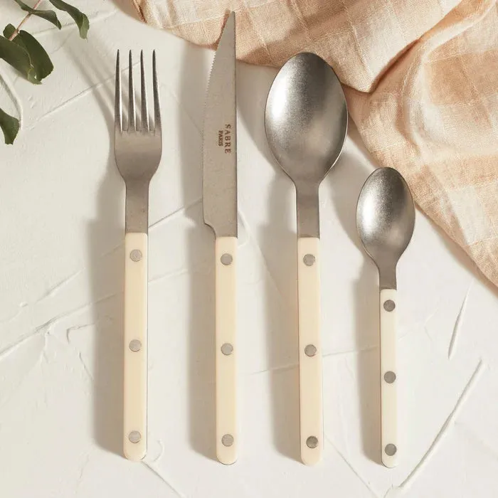 Bistrot Vintage Solid Teaspoon - Ivory