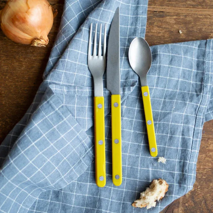 Bistrot Vintage Solid Teaspoon - Yellow