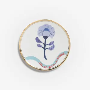 Bitossi Home | Botanica Say It With A Flower Plate - Violet