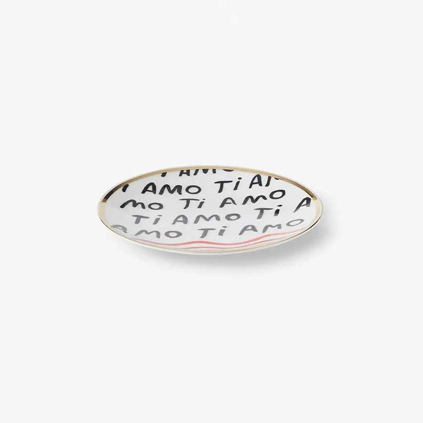 Bitossi Home | Con Amore Little Plate - Ti Amo