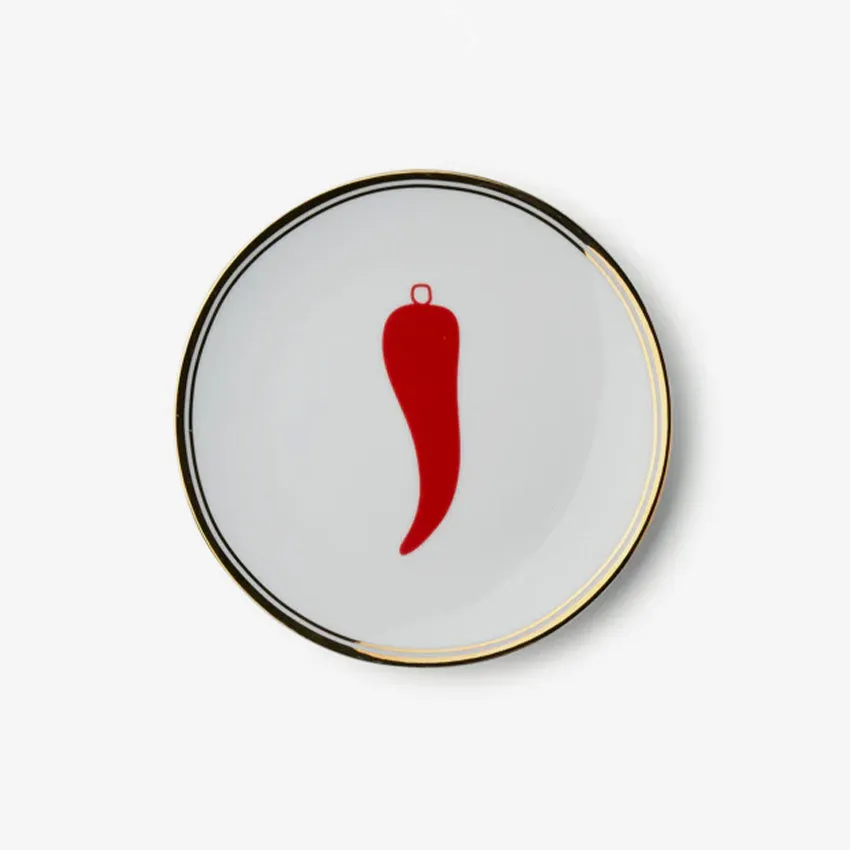 Bitossi Home | La Tavola Scomposta Plate - Chili Pepper