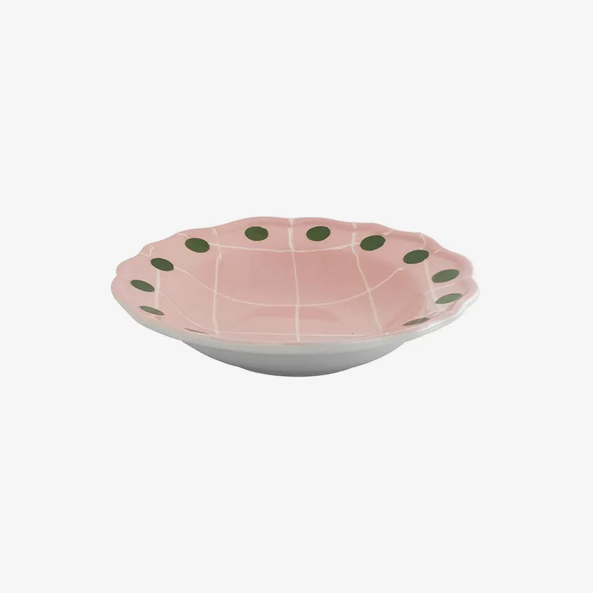 Bitossi Home | Quadri Pois Rim Deep Plate