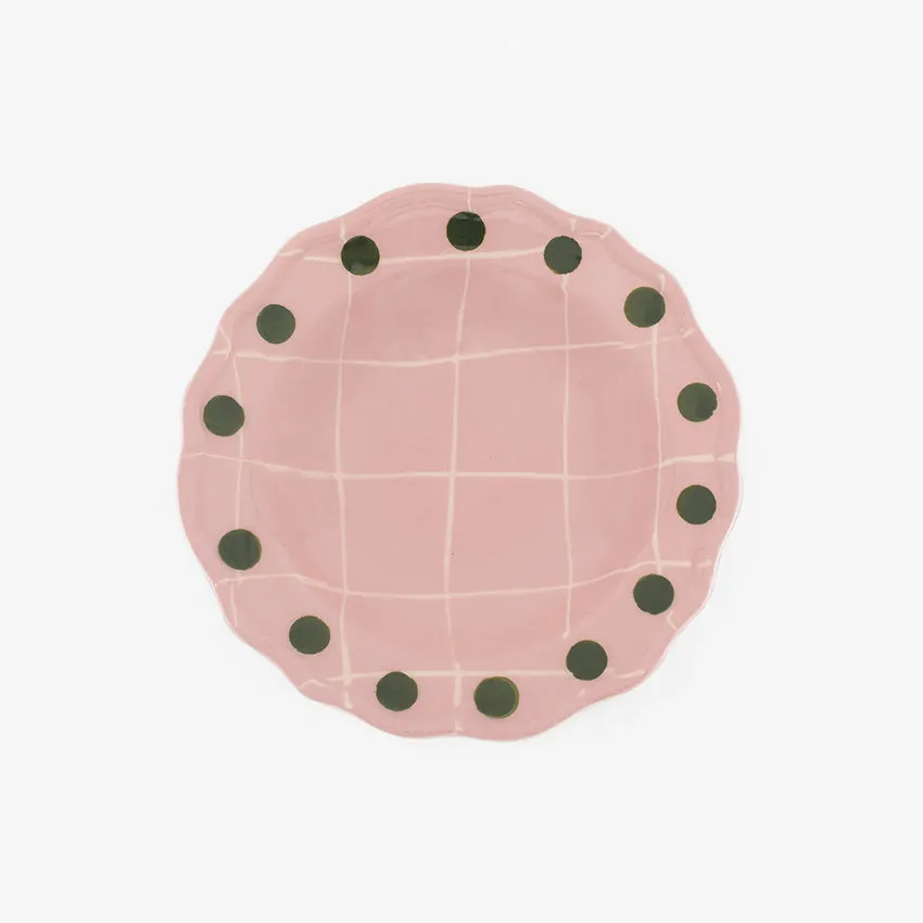 Bitossi Home | Quadri Pois Rim Deep Plate