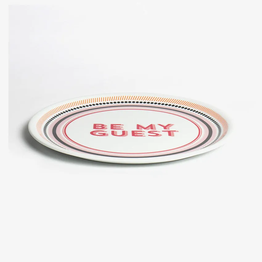 Bitossi Home | "Guest" Pizza Plate - Be My Guest