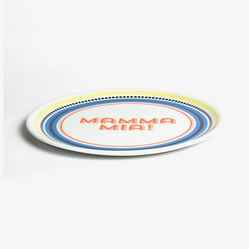 Bitossi Home | "Guest" Pizza Plate - Mamma Mia