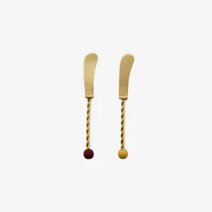 Bitossi Home | "Torchon" Butter Knives - Set of 2