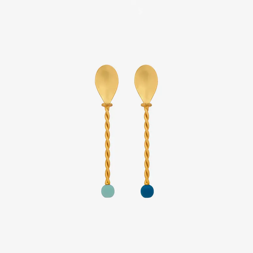 Bitossi Home | "Torchon" Cocktail Spoons - Set of 2
