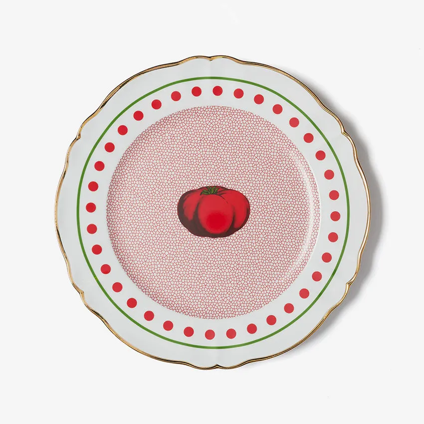 Bitossi Home | Tomato Round Platter Parisienne