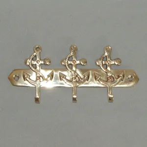 BRASS ANCHOR KEY HOLDER