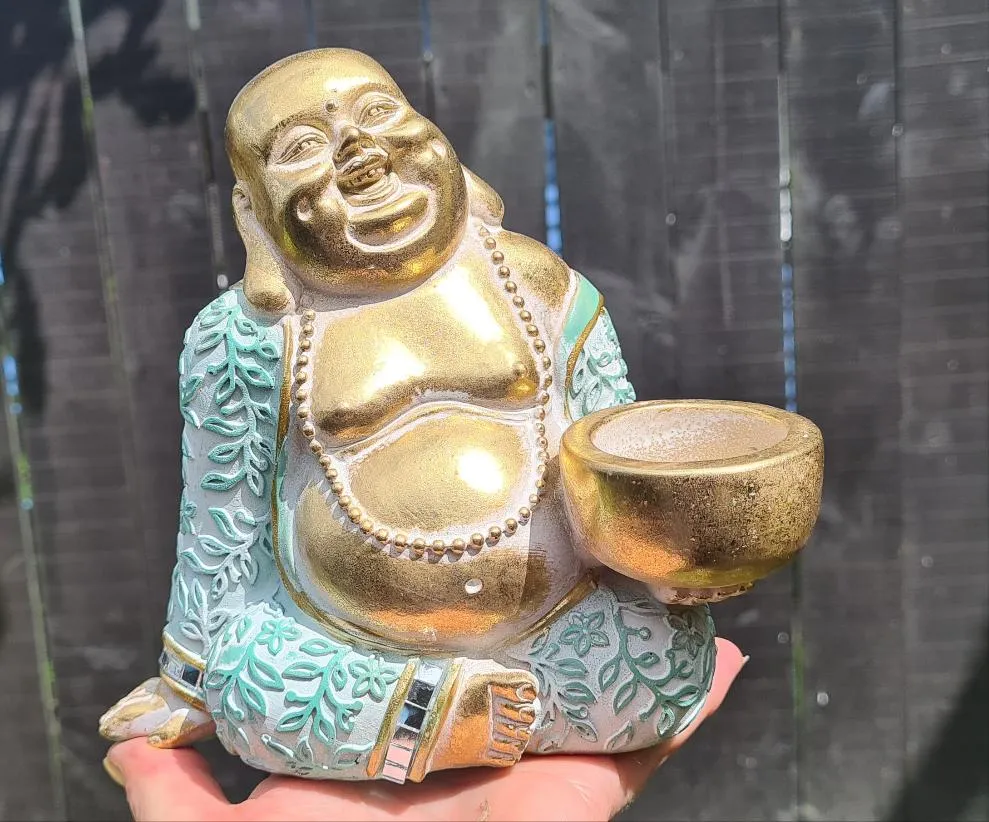BUDDHA TEA LIGHT CANDLE HOLDER