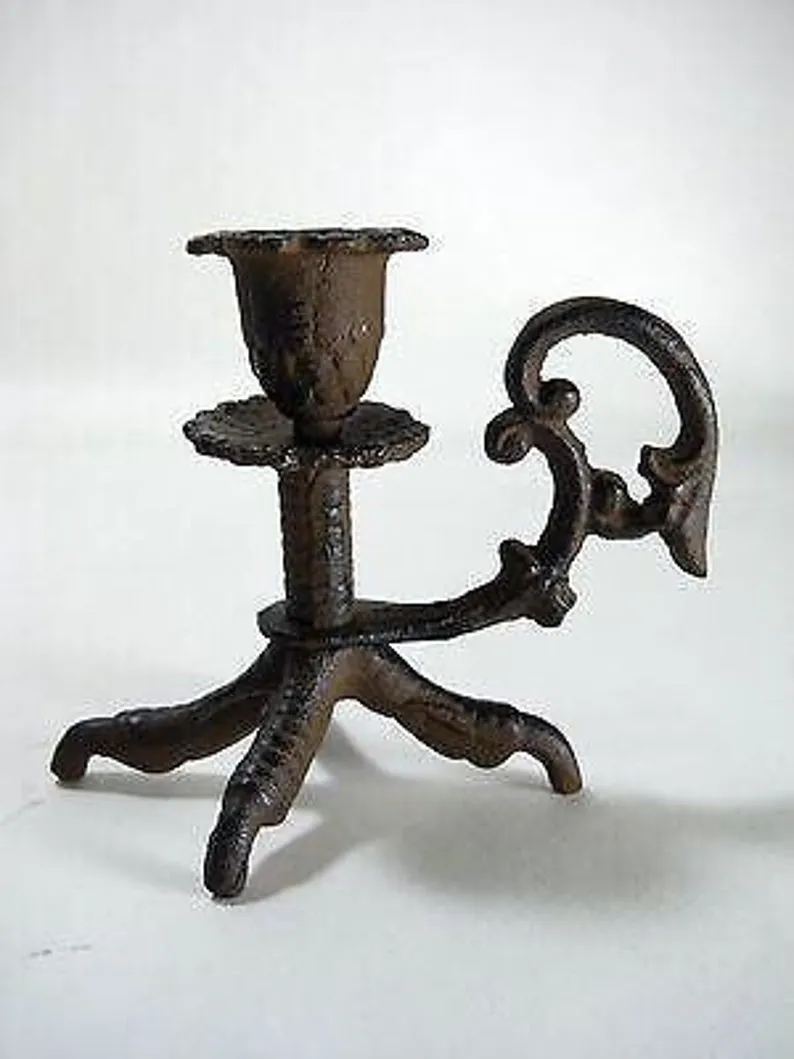 Cast Iron Clawfoot Candleholder - Chicken Foot - Voodoo - Hoodoo - Baba Yaga