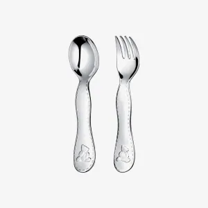 Christofle | Charlie Bear Baby Flatware Set - Set of 2
