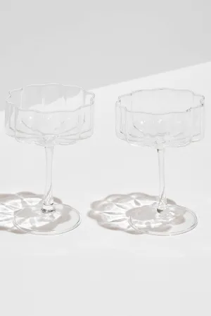 Clear Wave Coupes (Set of 2)